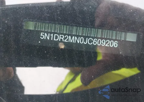 2018 Nissan Pathfinder Sv from USA, damaged, VIN 5N1DR2MN0JC609206